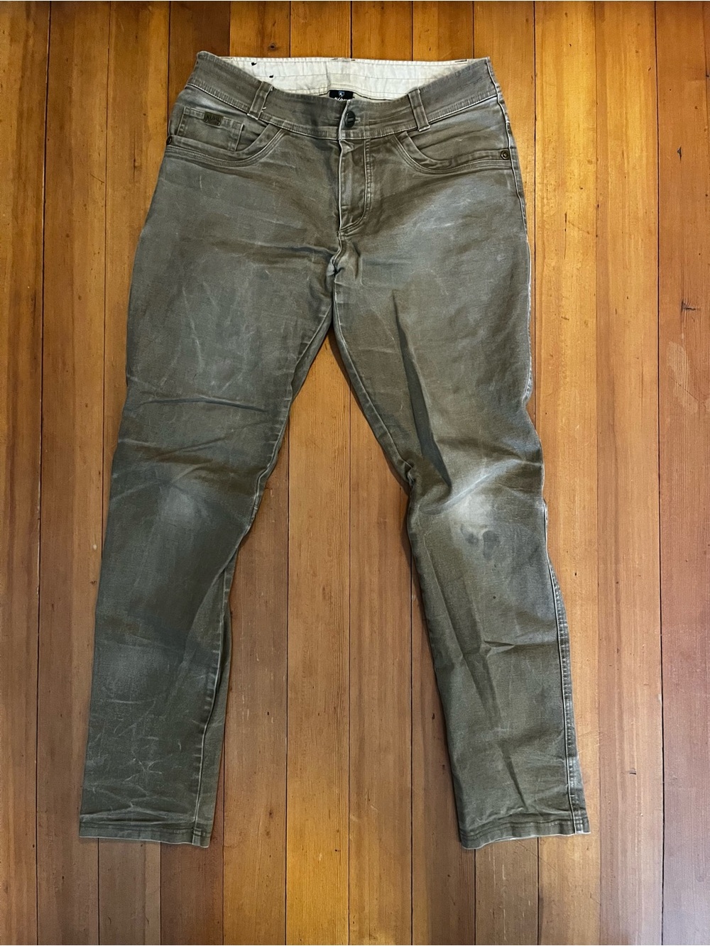 Kuhl Men's Olive Green Canvas Jeans 32/34